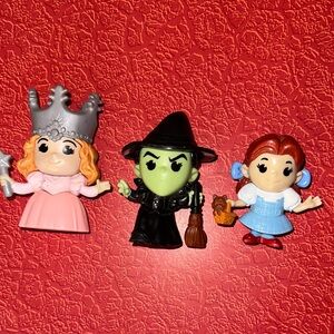 Wizard of Oz Happy Meal toys from 2017 Dorothy, Glinda and the wicked witch